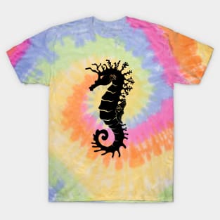 Seahorse Black Silhouette T-Shirt